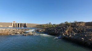 Upper Atbara and Setit dam complex on river Atbara in Sudan