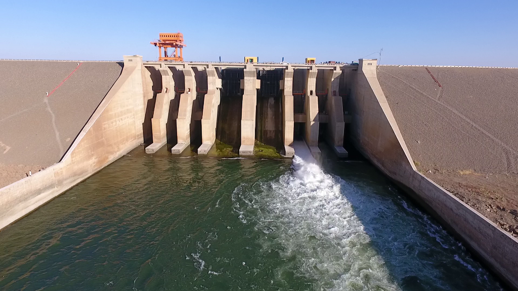 Upper Atbara and Setit dam complex on river Atbara in Sudan