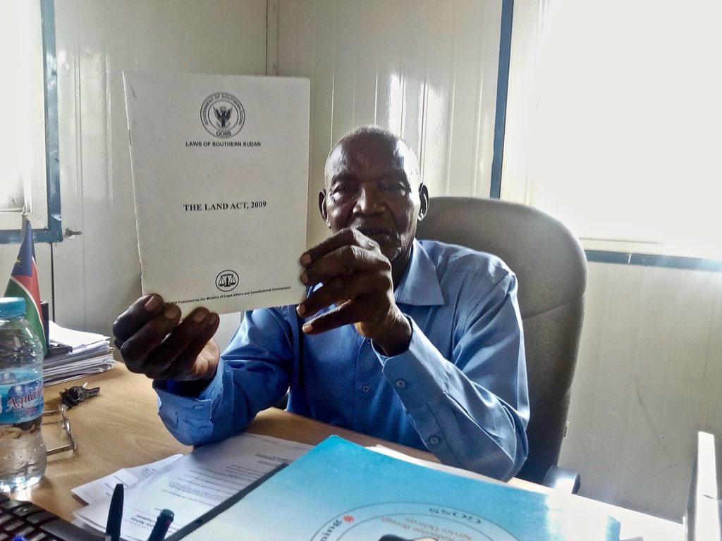 Mr Moses Maal Acting Director General Lands Ministry.