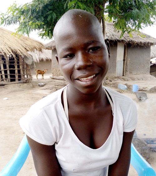 Jenifer Cana P6 Pupil of Ariwa Primary school in Ariwa village Rhinocamp Refugee settlement says she sells food ration to buy firewood Photo By Robert Ariaka