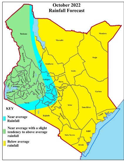 kenya map