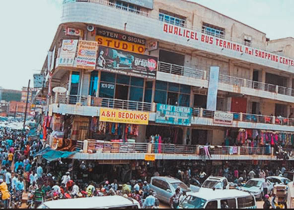Kampala s Qualicel bus terminal complex on the east bank of Nakivubo channel is a bee hive of activities