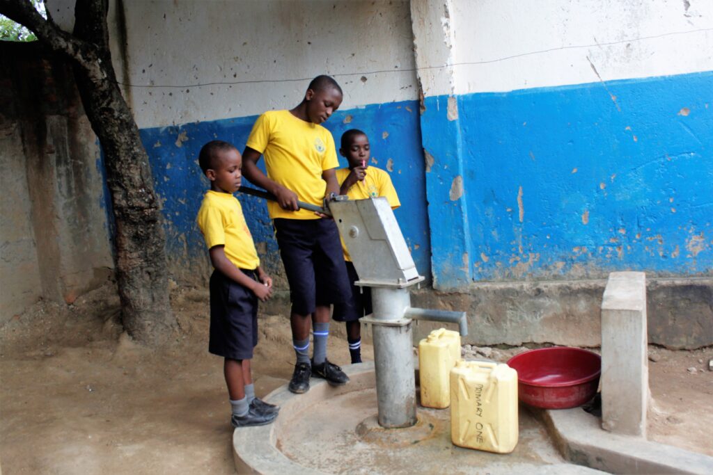 Schools in Mbale City are also resorting to groundwater. Photo By Jenipher Nakuti 1
