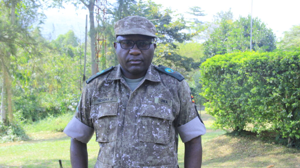 John Justice Tibesigwa Senior Warden Rwenzori National Work