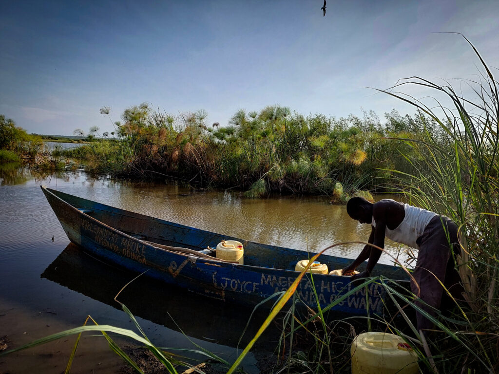 boat at Yala swamp