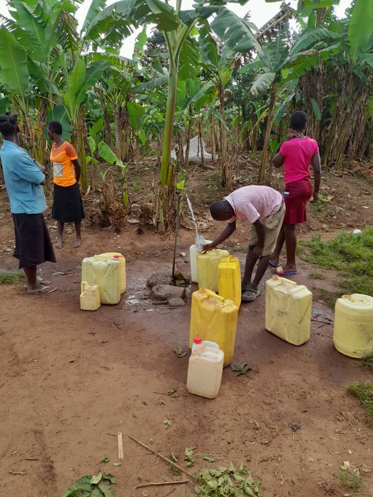 Namakye residents fetching water