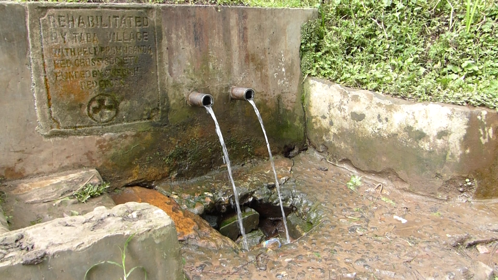 RED CROSS WATER PIPES Buried rivers