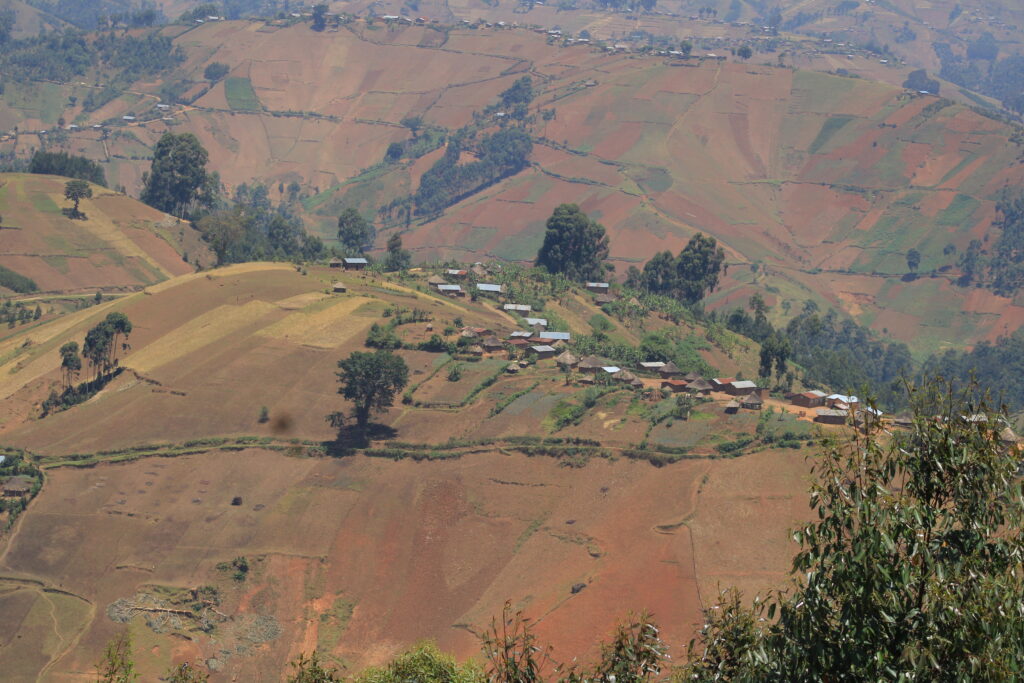 an agricultural landscape in Luutu