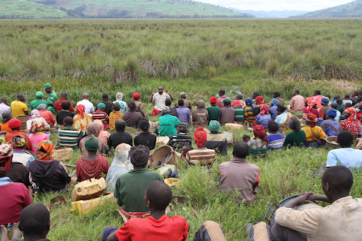 local leaders at Rugezi