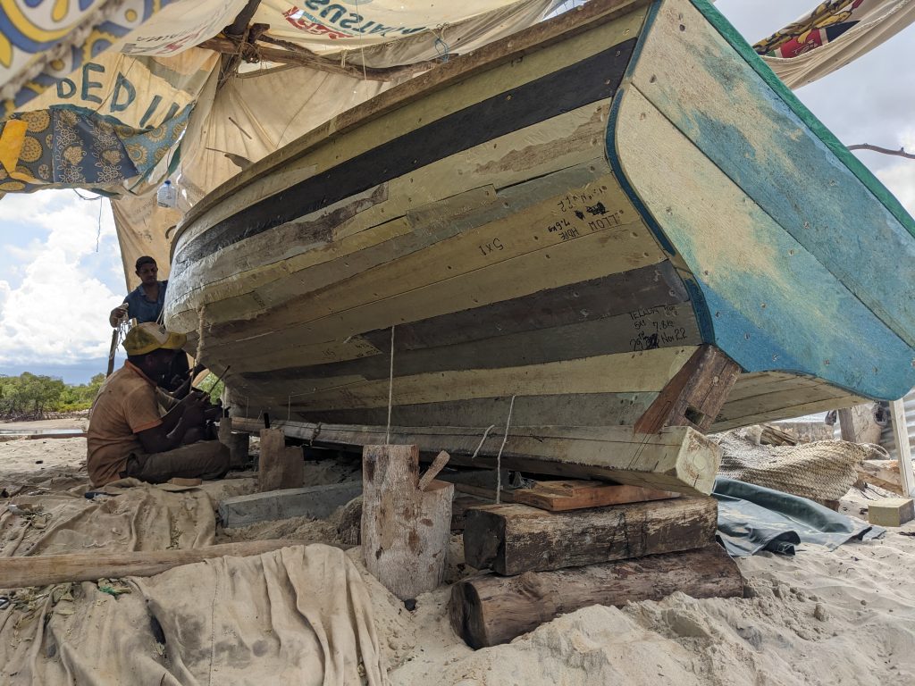 recycled plastic boat
