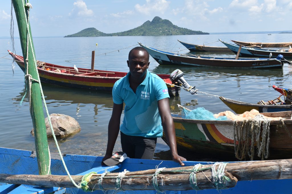 Asha Okoth Jaoko a boat owner in Kiumba beach whose fishing nets have gotten lost in the lake 1