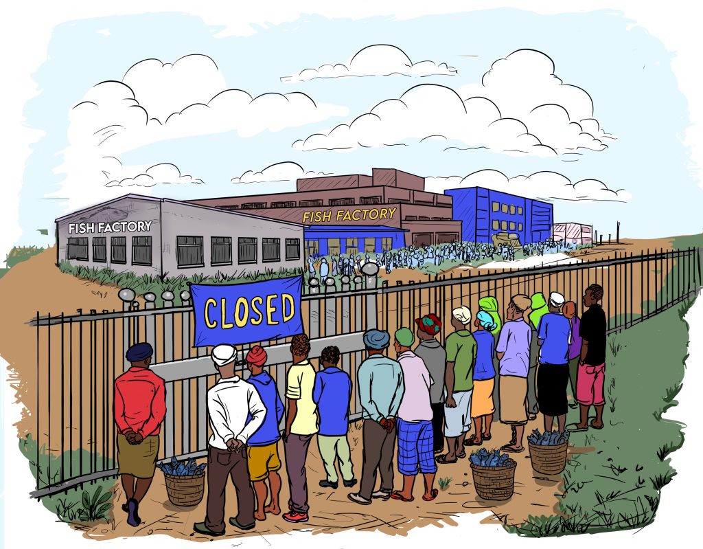 Tanzania illustration closed fish factories 1