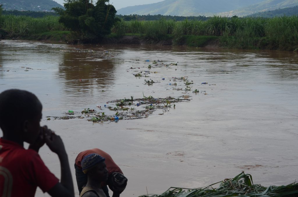 some plastics from Kigali go directly into Nyabarongo